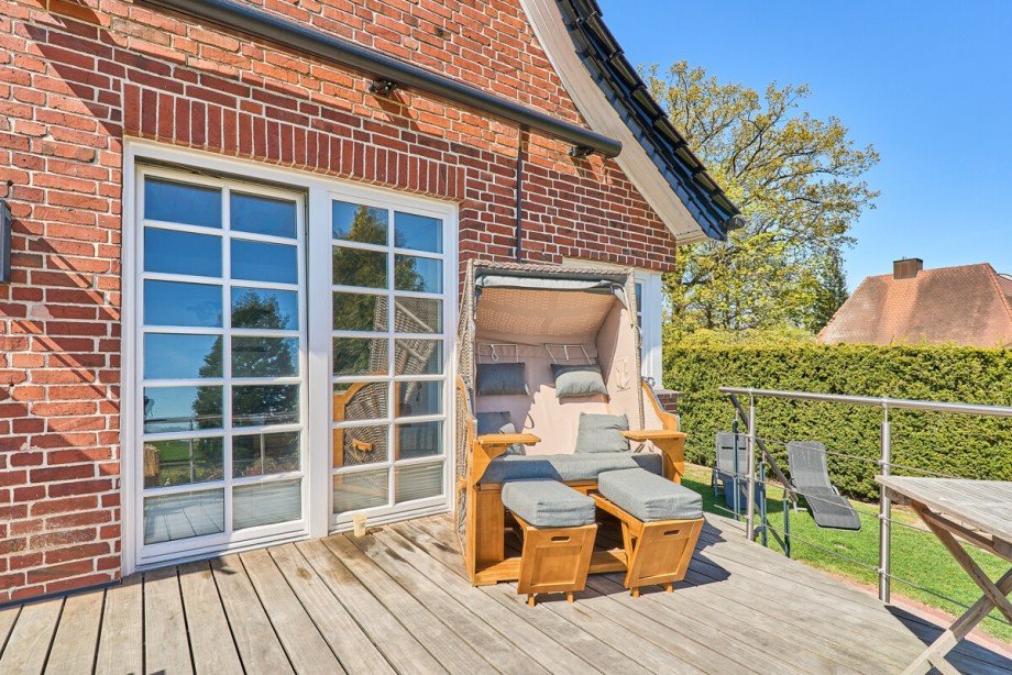 Terrassenansicht Einfamilienhaus Malente