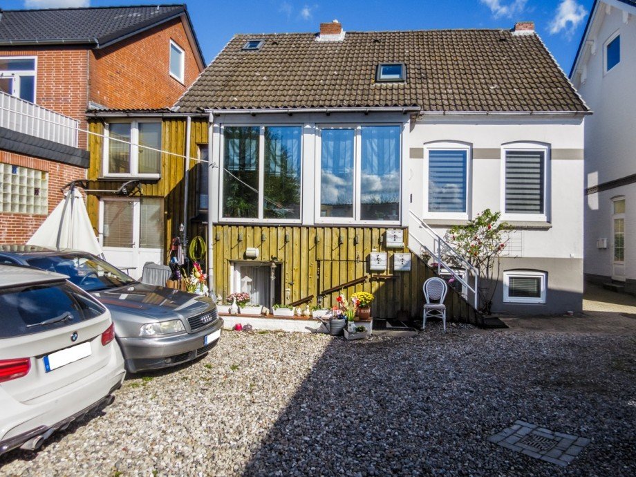 Ansicht R�ckseite Mehrfamilienhaus Eckernf�rde