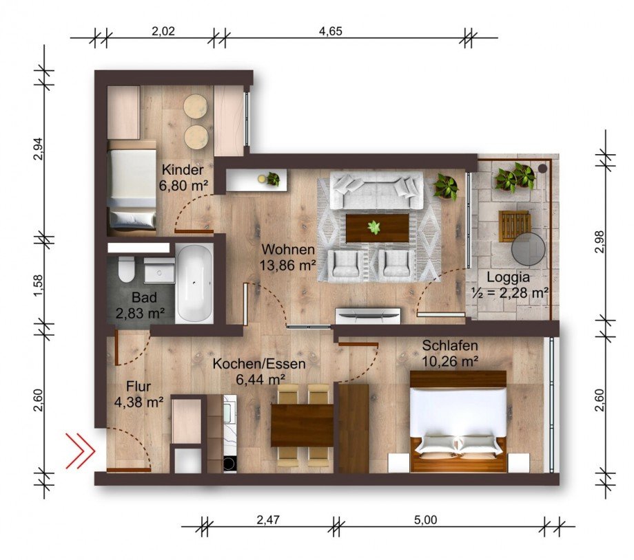 Alle Aufma�e, Details und Informationen ohne Gew�hr. Etagenwohnung Kellenhusen