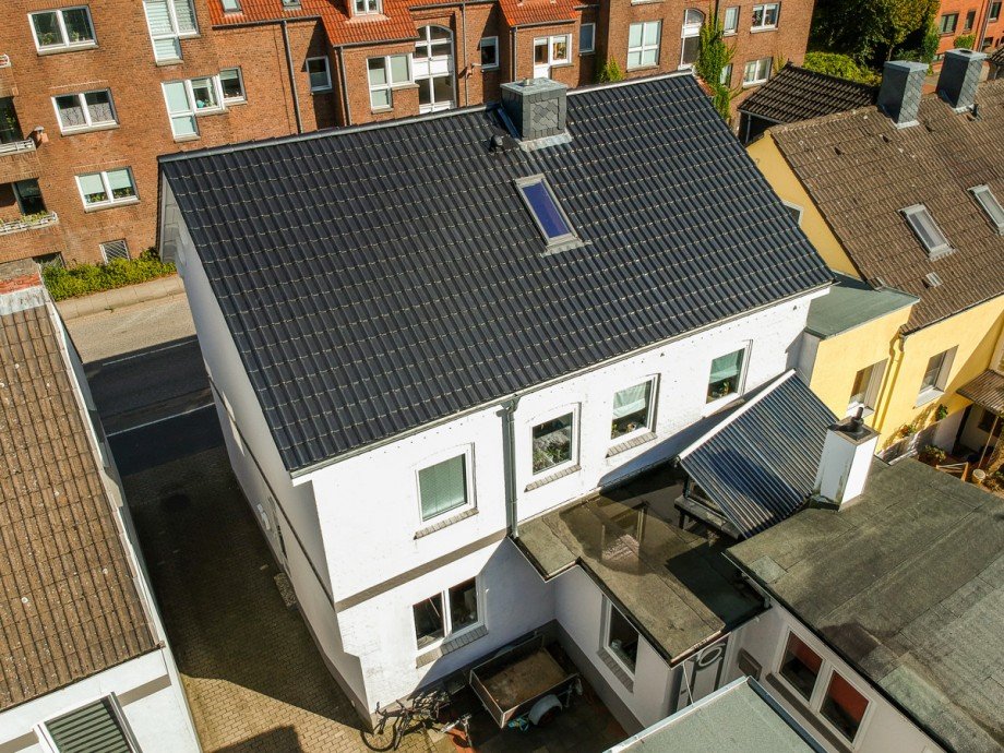 Luftaufnahme Mehrfamilienhaus Eckernf�rde
