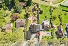 Luftaufnahme Exklusives Anwesen mit G�stehaus, park�hnlichem Grundst�ck und au�ergew�hnlicher Ausstattung