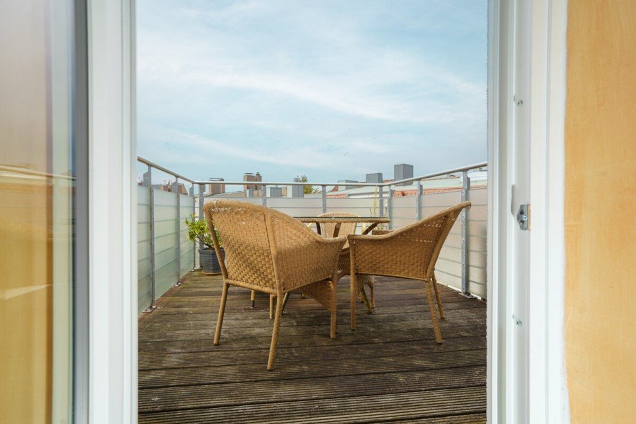 Impression Terrasse Loft-Studio-Atelier Kiel / Bl�cherplatz
