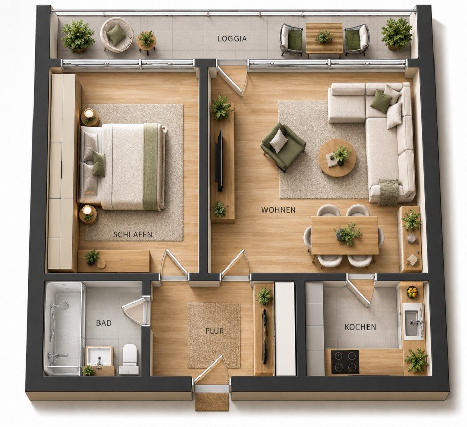Grundriss Wohneinheit: Alle Aufma�e, Details und Informationen ohne Gew�hr. Etagenwohnung Malente
