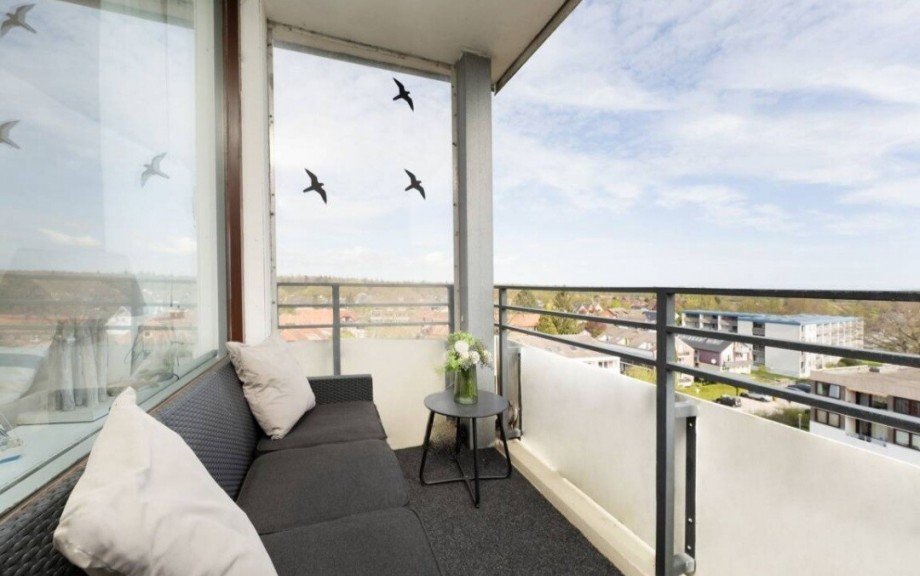 Aussicht Balkon Etagenwohnung Kellenhusen