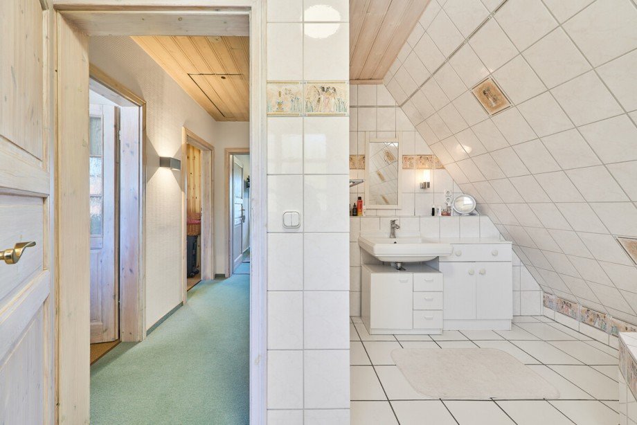 Teilansicht Flur / Badezimmer Einfamilienhaus Malente