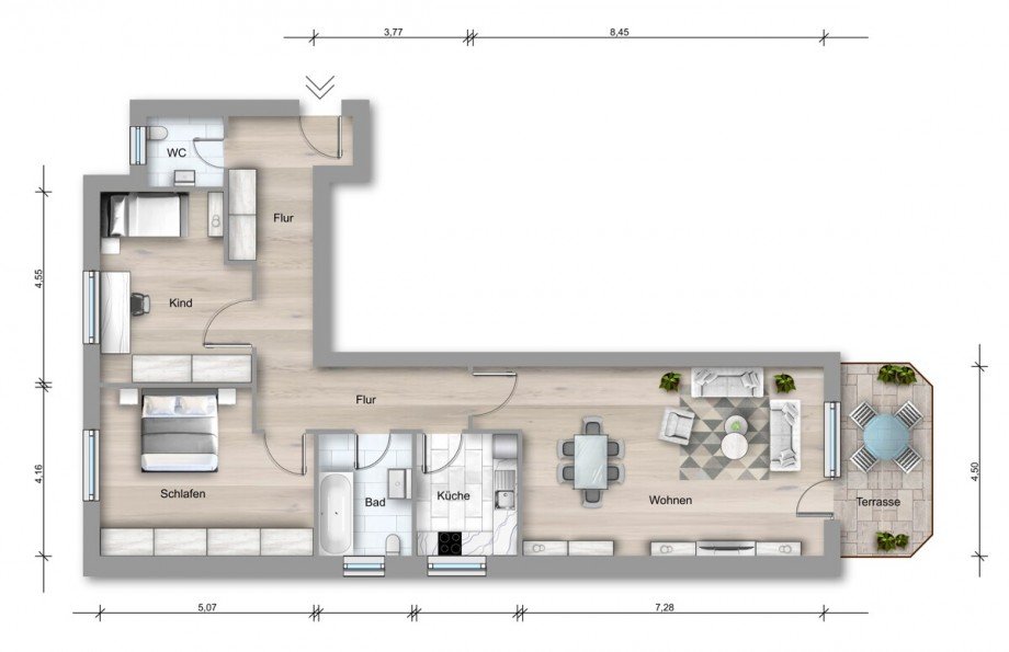 Grundriss Wohnung: Alle Aufma�e, Angaben und Details ohne Gew�hr. Haus Eutin