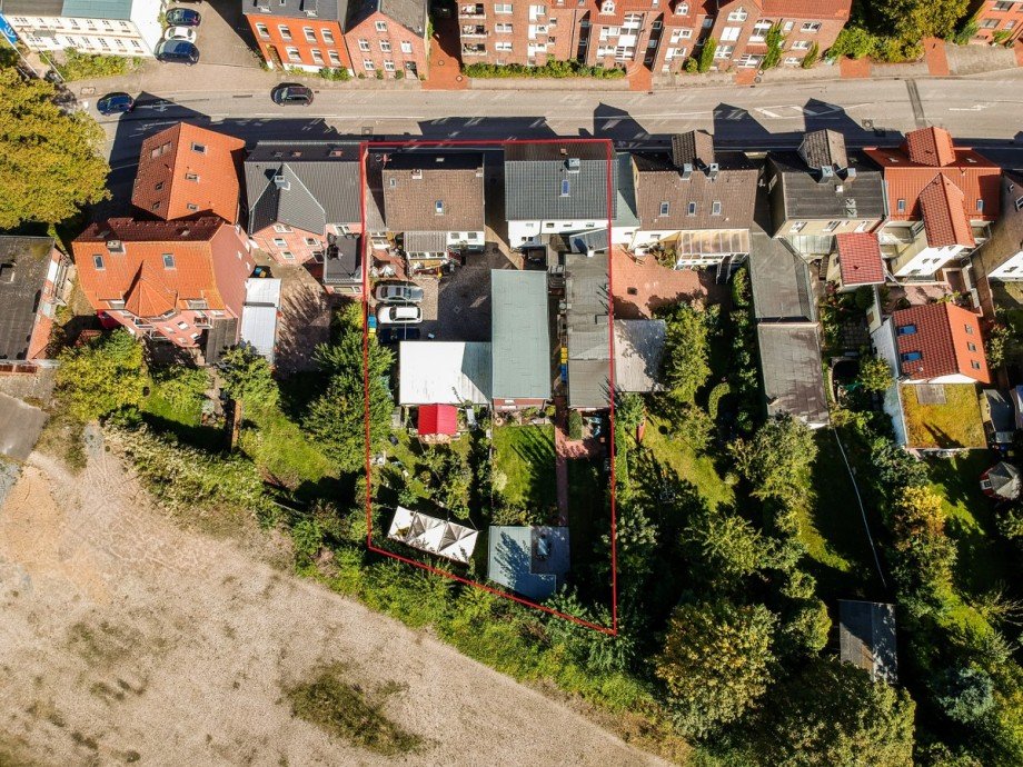 Impression aus der Luft Mehrfamilienhaus Eckernf�rde